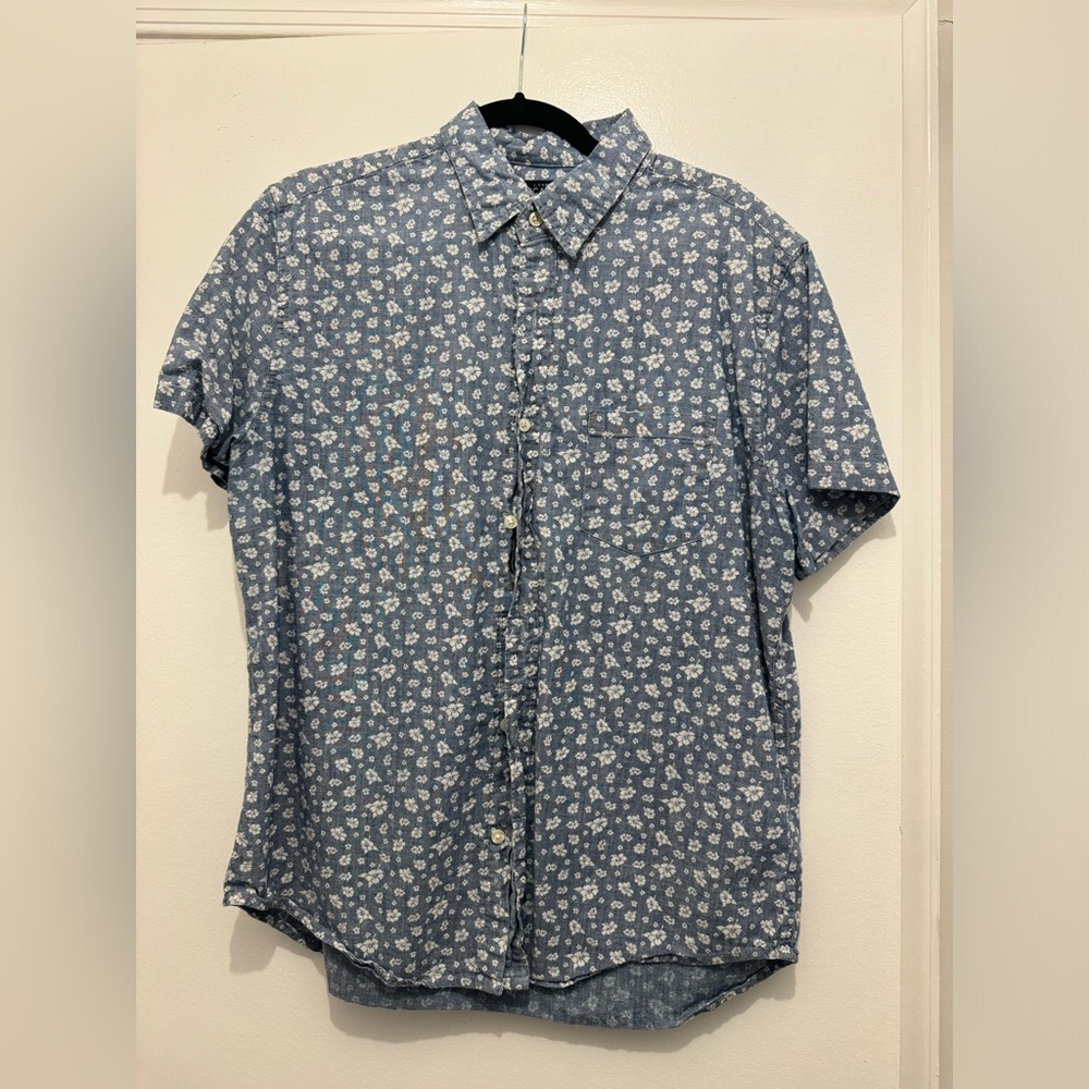 J. crew Short-sleeve floral print casual shirt